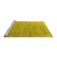 thumbnail image 2 of Ahgly Company Machine Washable Indoor Square Persian Yellow Bohemian Area Rugs, 7' Square, 2 of 4
