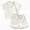 H135-Beige, variant on TOWED22 Girls Pajamas Silk Satin Pajama Set Button Pjs Ruffle Sleepwear 2 Piece Nightwear,6-7 Y