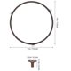 thumbnail image 3 of 1 Set Universal Microwave Turntable Ring Glass Plate Support Rotation Microwave Turntable Support Ring Glass Plate Rotating Bracket Microwave Part, 3 of 4