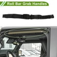 thumbnail image 2 of Mangos de agarre para barra de rodillo para Jeep Wrangler JL 2018-2024, soporte de mango de nylon negro, 1 pieza, 2 of 6