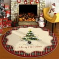 thumbnail image 5 of Xuniizn Christmas Door Mat Xmas Welcome Christmas Mat Non-Slip and Washable Winter Doormat Rubber Back Snowflakes Door Mat Rugs for Indoor Outdoor, Christmas Decorations for Home, 5 of 7