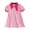 Pink, variant on Plain Dress Toddler Girls Kids Play Skirt Summer Cute Bow Dresses Short Sleeve Outfit Back Hollowing Clothes