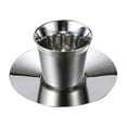 thumbnail image 2 of DOLITY Tasse à Café en Acier Inoxydable Portable Isolée pour Voyage Maison Bureau avec Assiette, 2 of 9
