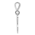 thumbnail image 2 of 14K White Gold Charm Pendant Themed 30 mm 14 Solid Polished Filigree Initial C, 2 of 3