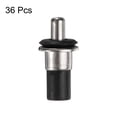 thumbnail image 3 of Uxcell 6.8mm Clavos de reparación para puertas de gabinete, pasadores de resorte con eje central de hierro, conector de panel de puerta, negro, 36 piezas, 3 of 7