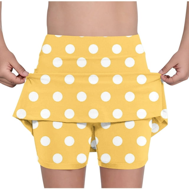Zpanxa Leggings Shorts pour Filles Polyester Spandex Motif Imprimé Léger Style Sport Récréatif 11-12 Ans