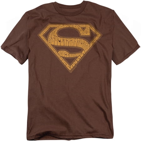 Superman T-Shirt 60S Type Shield Unisex Graphic Tee For Men & Women