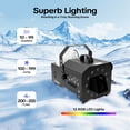thumbnail image 2 of 3-in-1 LED Snowflake Machine, Remote Control DMX Snow Machine, LED Snow Maker Machine, 2 of 12