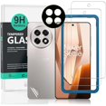 thumbnail image 1 of wonima11 Ibywind Screen Protector For OnePlus 13R 5G 6.78"(2 Pack),9H Hardness Tempered Glass,With 1Pc Camera Lens Protector,1Pc Back Carbon Fiber Film,Easy to Install, 1 of 1