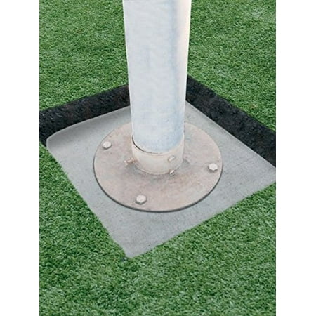 Galvanized Ground Sleeve - First Team FT6004 Galvanized Steel Ground Sleeve for 4.5 in. Football Goalposts