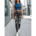 thumbnail image 2 of Leggins Mujer Mezclilla Unitalla Faja Alta Estilo Pantalón Mezclilla, 2 of 5