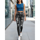 thumbnail image 2 of Leggins Mujer Mezclilla Unitalla Faja Alta Estilo Pantalón Mezclilla, 2 of 5
