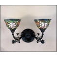 thumbnail image 2 of Meyda 21"W Tiffany Rosebush 2 LT Wall Sconce.613, 2 of 2
