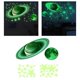thumbnail image 5 of Pegatinas de estrellas que brillan en la oscuridad para techo, calcomanías luminosas, murales realistas para y niñas, decoración de dorm , 17cmx37cmx2cm Soledad Pegatinas de pared Calcomanías, 5 of 8