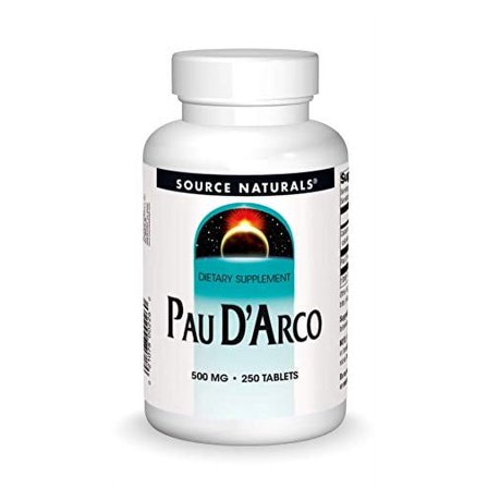 Source Naturals Pau D'Arco -- 500 mg - 100 Tablets