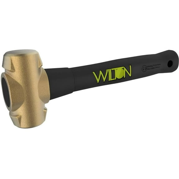 Wilton Tools 90816 Heavy Duty 8Lb Head B.A.S.H. Brass Sledge Hammer w/16" Handle