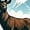 A-Green559, variant on Mens T Shirts Short Sleeve Crew Neck Stag Mountain Lattice Print Tees Alpine Bavaria Festival Casual Tops