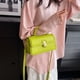 thumbnail image 4 of Bolso de mano para mujer, de PU, tipo bandolera, estilo retro, color verde, 4 of 5