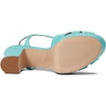 thumbnail image 3 of Schutz Keefa River Acqua Open Toe Buckle Ankle Strap Platforms Heeled Sandals (River Acqua, 10), 3 of 5