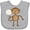 AC-Heather Grey, variant on Inktastic Volleyball Monkey Boy Boys Baby Bib