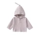 thumbnail image 2 of Blusa con capucha de manga larga para niños, moderna, con capucha, de manga larga, cálida, informal, holgada, conjunto de sudadera de poliéster para niños, 2 of 6