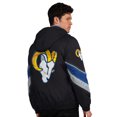 thumbnail image 2 of Men's Starter Black/Royal Los Angeles Rams Thursday Night Gridiron Full-Zip Jacket, 2 of 2
