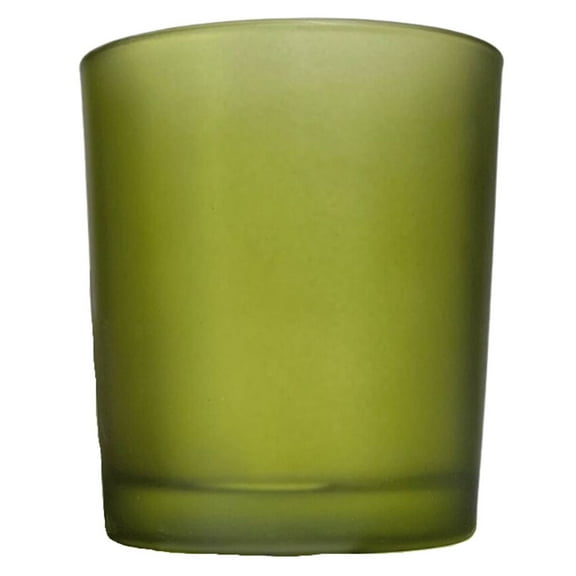 14 oz. Havana Frosted Emerald Empty Candle making Jar candle vessels for DIY candle-making projects (Box of 12) FREE SHIPPING