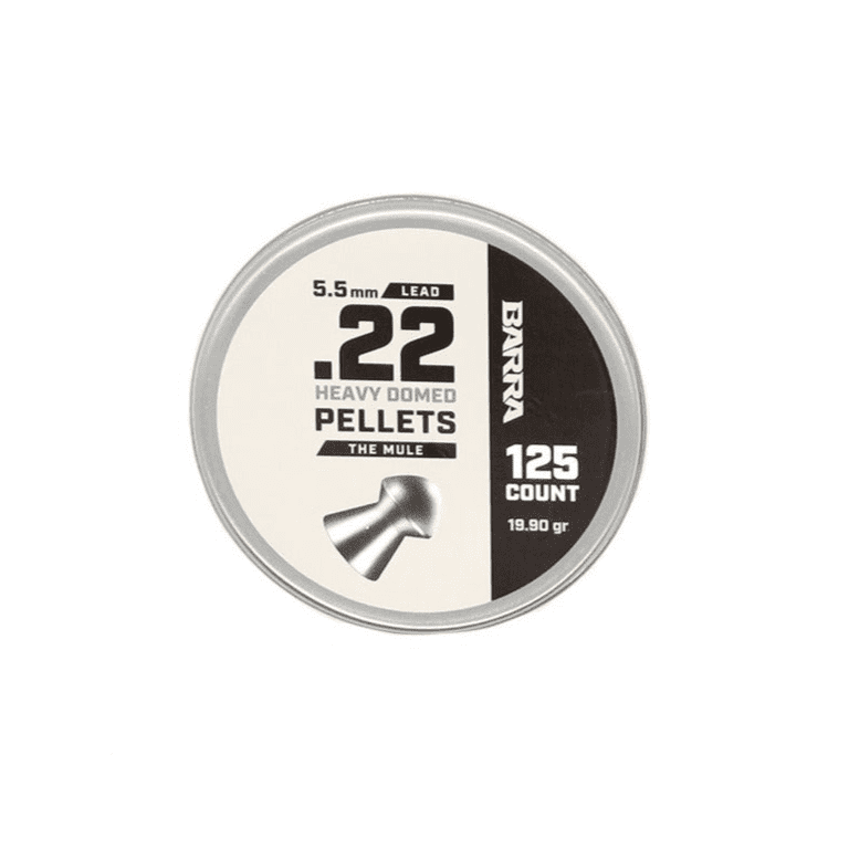 Barra Mule Heavy Dome Airgun Pellets – 19.90 Grain, .22 Cal / 5.5