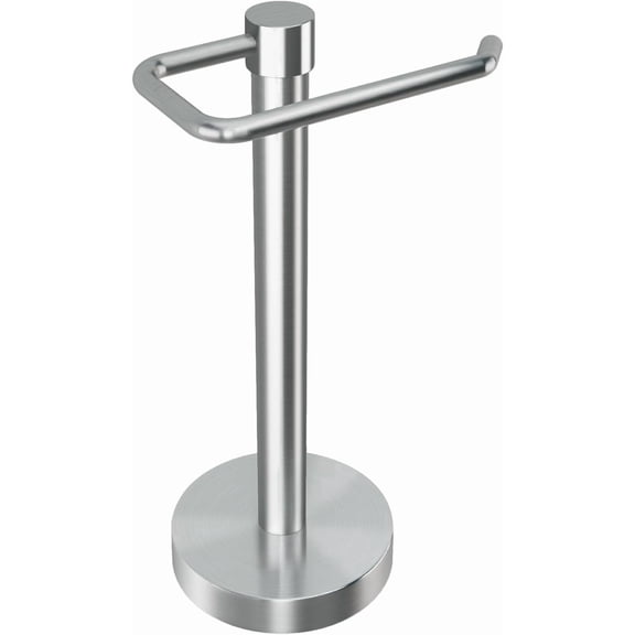 Free Standing Hand Towel Holder Countertop Towel Rack for Bathroom Kitchen Brushed Nickel