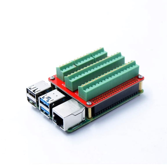 Treedix Spring Terminal Block Breakout Board RPi GPIO Expansion Solderless Board Compatible with Raspberry Pi