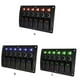 thumbnail image 5 of Panel de interruptores de coche 6 Gang reemplazo antiflaming IP66 impermeable automotriz barcos barco interruptores controlador Accesorios Vehículos, repuestos y accesorios Mis Iluminación azul Speravity VI021556-02, 5 of 6