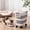 White, variant on Foldable Rice Storage Container with Wheels, Airtight Grain Bin for Flour and Pet Food, Space-Saving Pantry Organizer
