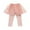 Pink, variant on CHEEREAM Toddler Little Girls Footless Leggings Lace Ruffle Tutu Skirt Pantskirt 1-10Years