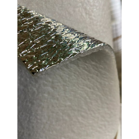 RFC0011-1/8"x24″x250′-Reflective Insulation-Foam Core-White 1-Side-500 sq. ft.