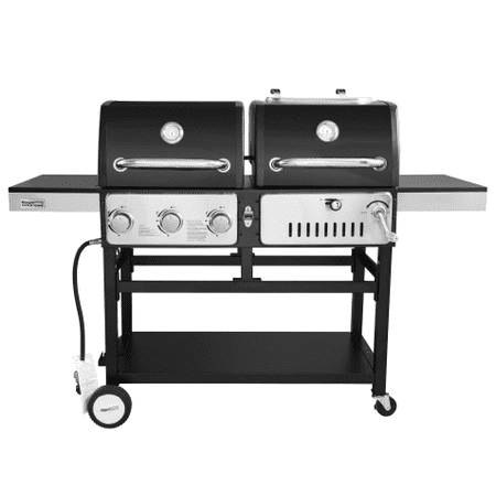 Royal Gourmet ZH3003 Liquid Propane 3-Burner 27000-BTU Gas and Charcoal Grill (Best Propane Charcoal Grill Combo)