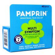 Pamprin Multi-Symptom Caplets 40 Caplets (Pack of 4)