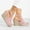 Pink, variant on AXXD Black Wedge Sandals for Women Summer Solid Casual Buckle Strap Roman Shoes Sandals