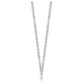 thumbnail image 2 of ANGARA Natural & Baguette Diamond Horizontal Bar Pendant in 14K White Gold for Women (Size-2.5x1.2mm| Color-I-J| Clarity-I1-I2) | Anniversary, Jewelry Gift for Women | Natural Diamond Necklace, 2 of 8