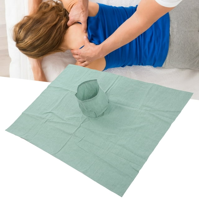 Massage Table Cover Protector, 70 X 100cmCotton Massage Table Cover Massage Table Cover Massage Bed Topper with Face Hole Beauty Salon Massage Bed Sheet