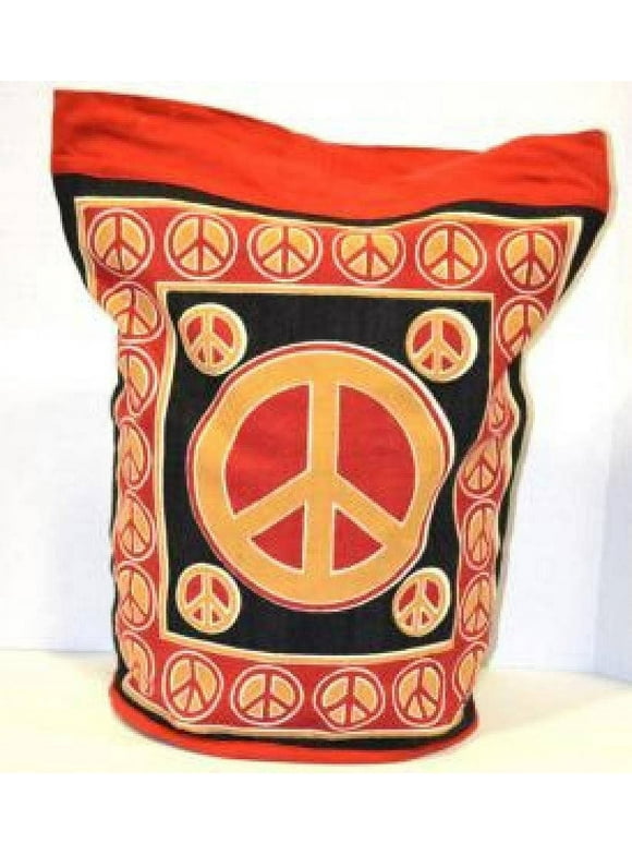 Peace Sign Backpack- 18"L
