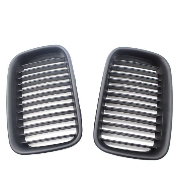 Kenally 1 par de rejillas de riñón delanteras negras mate para 3 Series E36 M3 92-96