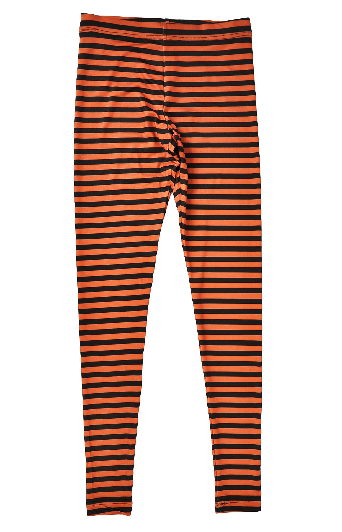 orange and black striped pants