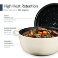 thumbnail image 6 of Best Choice Products Non-Stick Pot & Pan Cookware Set, Cast Iron Skillet, Grill Pan W/ Press, Dutch Oven - Vanilla, 6 of 10