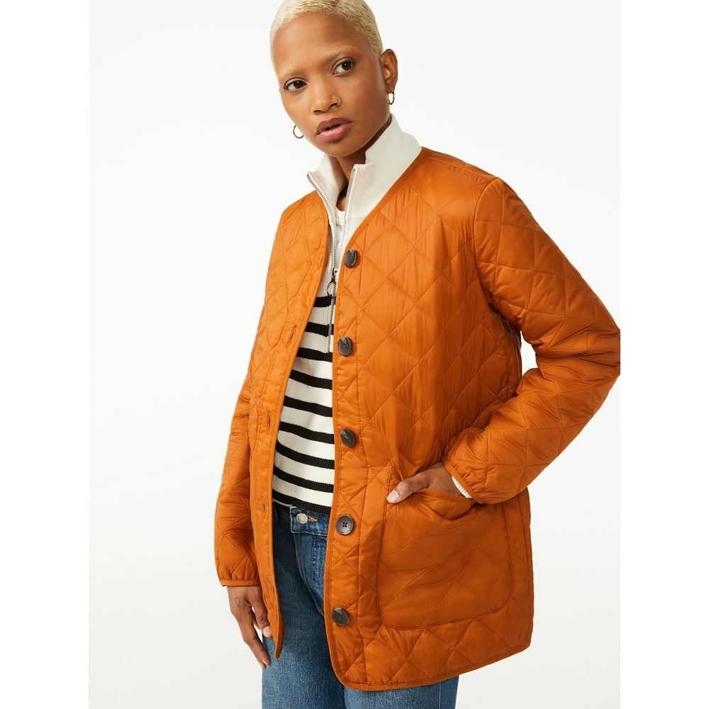 Free Assembly - Free Assembly Women's Quilted Liner Jacket - Walmart ...