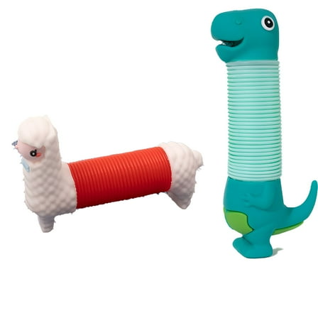 BESTSKY 2Pcs Pop Tubes,Firm Attachment Sensory Toys,Dust Repellant Fidget Autism Sensory Toys