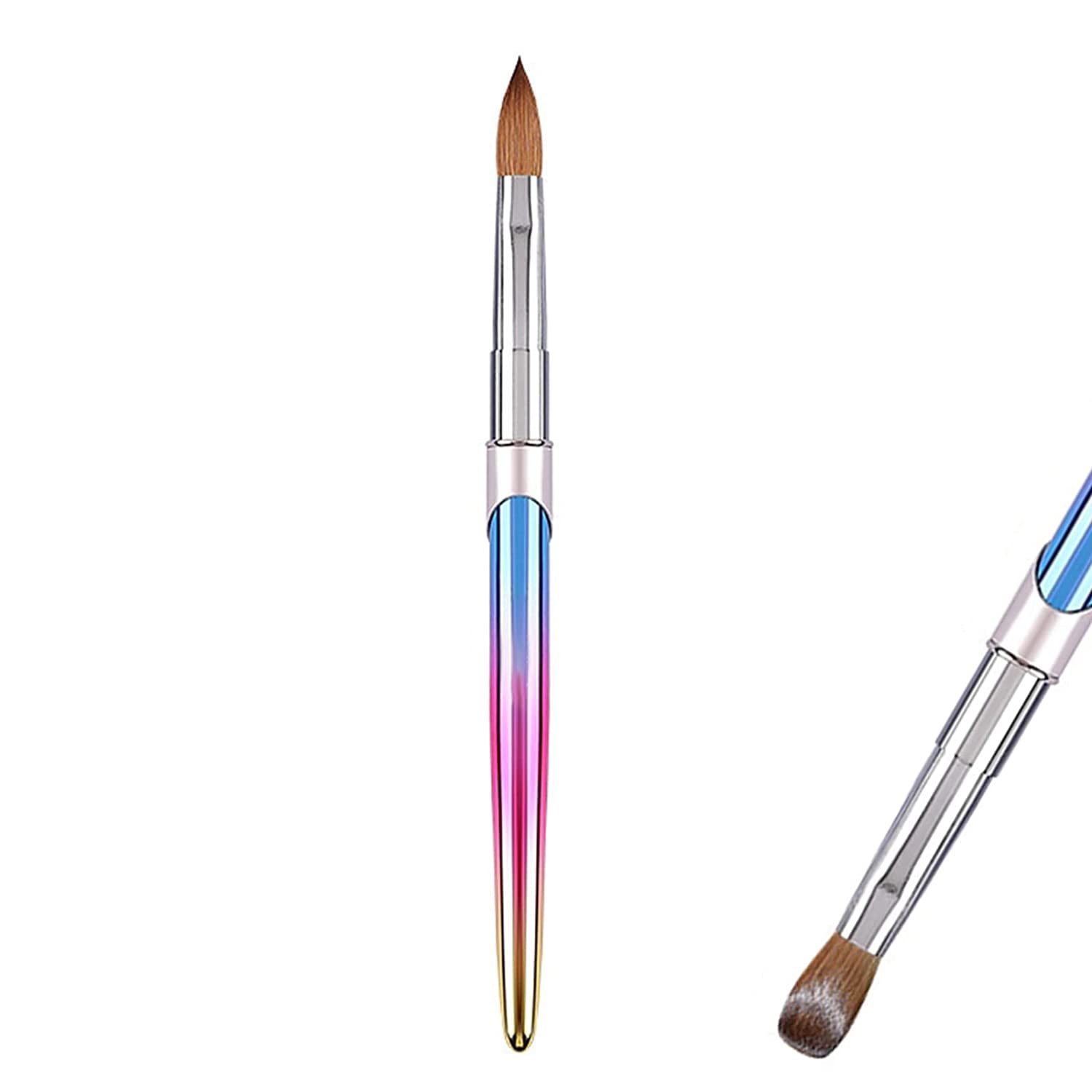 Acrylic Nail Brush.12 Nail Art Brushes for Acrylic Application.Soft