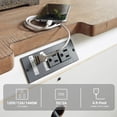 thumbnail image 4 of Signature Design by Ashley Realyn French Country 3 Drawer Nightstand with Electrical Outlets & USB Ports, Chipped White, 4 of 8