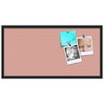 thumbnail image 2 of PinPix 36x18 Custom Cork Bulletin Board Pink - Beige Diamond Poster Board Has a Fabric Style Canvas Finish, Framed in Pink - Beige Diamond, by ArtToFrames (PinPix-290), 2 of 6