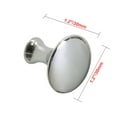 thumbnail image 4 of Utopia Alley Charlton Cabinet Ring Pull Knob - Decorative Cabinet Drop Pull Knobs- Vintage Cabinet Hardware with Hand Finished Polished Chrome - Metal Drawer Pull Knobs 1 1/5", 4 of 6