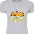 thumbnail image 3 of Garfield - Just Here For Cake - Juniors Fitted Graphic T-Shirt, 3 of 5